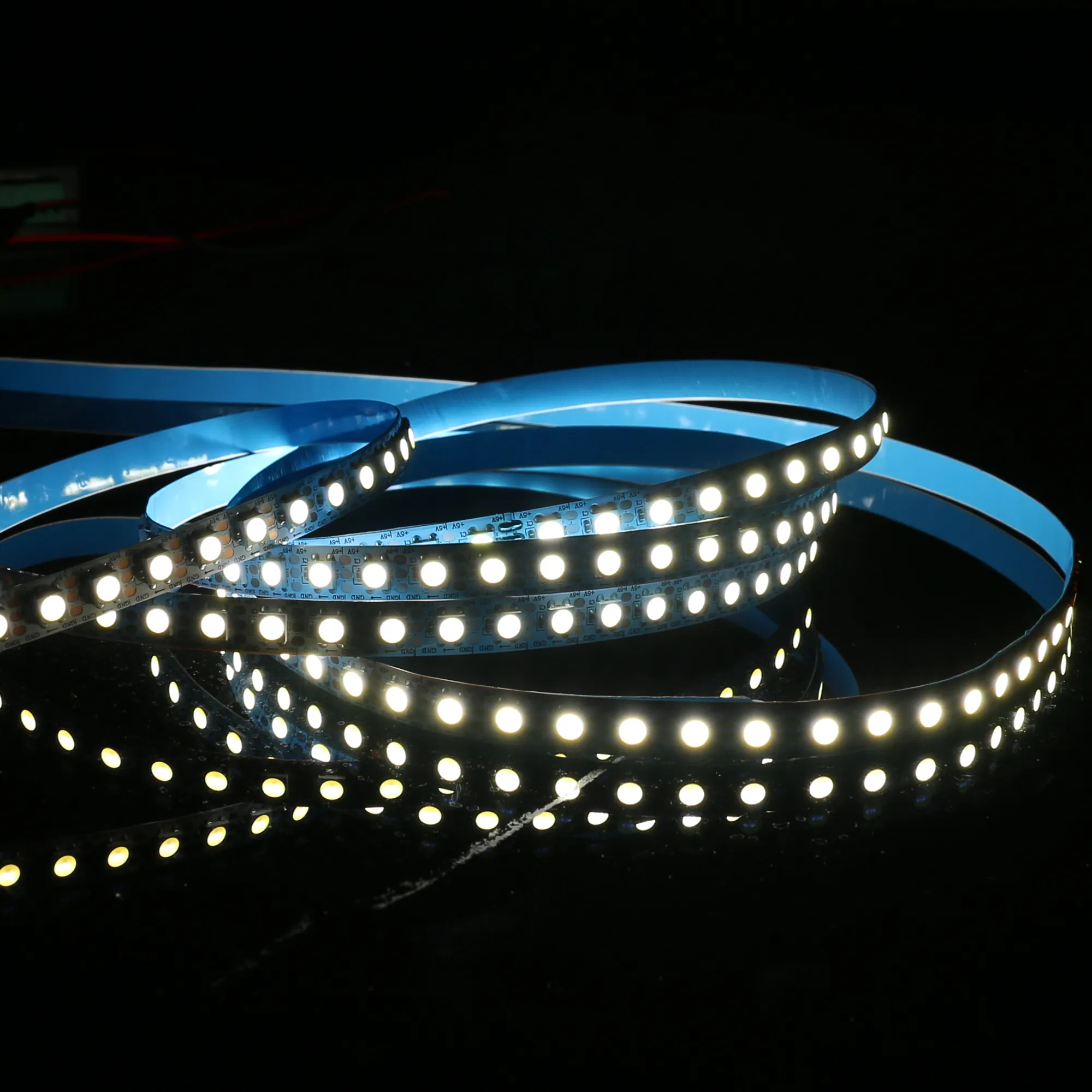 Tira de luces led direccionable individualmente, SK6812 luz led flexible, 5V, 18W, 5050, blanco, 6500k, 60led, para correr, caballos y cazar