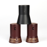 Capsules thermorétractables moulées monobloc personnalisées imprimées de haute qualité pour bouteilles de whisky et de liqueur, fabriquées en usine