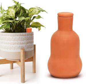 Vase Olla en argile à arrosage automatique en <span class=keywords><strong>terre</strong></span> <span class=keywords><strong>cuite</strong></span> vendu en usine avec pointes d'arrosage pour plantes de jardin - Product Image 4