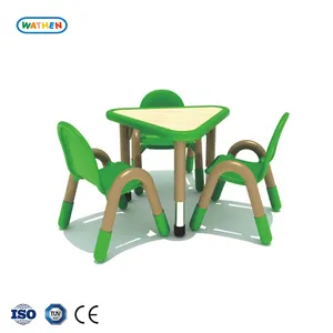Table et chaise pour enfants, mobilier pour maternelle, centre de soins du jour, pépinière, chaise en plastique