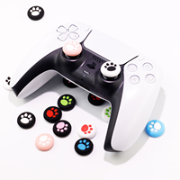 WEIAI Poignée de pouce mignonne en forme de patte de chat pour manette Nintendo Switch 2 PS3 PS4 PS5 Xbox One Xbox 360, housse de joystick