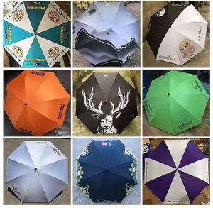 Factory Wholesale 30 Inch Automatic Golf Large <b>Windproof</b> Custom Logo Prints Luxury Promotional Branded <b>Umbrella</b> - Product Image 4