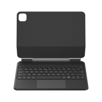 Sarung Keyboard iPad, sarung iPad dengan Keyboard untuk iPad Pro 11 iPad Air 4th Floating Cantilever presisi dudukan Multi sentuh Trackpad