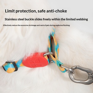Halb-Restriktives Anti-Zug Hundehalsband Trainingshalsband mit Verstellbarer Kontrolle für Kleine Hunde Anti-Würge-Design Farbenfroh - Product Image 3