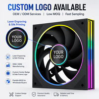 AntarcChill Prism 8Pro PWM 5V ARGB Kipas Pendingin CPU 4Pin Kontrol Kecepatan Cerdas Sinkronisasi Motherboard Pencahayaan RGB untuk Casing PC/Radiator