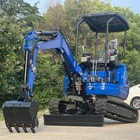 Vente flash LIVRAISON GRATUITE Excavatrice hydraulique de 1,8 tonne, mini-excavatrice chinoise adaptée à la ferme, au jardin et à la construction