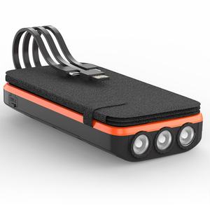 Batterie externe solaire portable grande capacité avec panneau solaire 3 fils 16000 mAh et charge rapide sans fil - Product Image 4