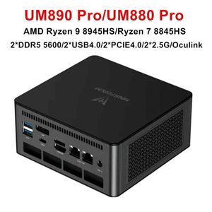 มินิพีซีเกมมิ่ง MINISFORUM OCuLink รุ่น UM890 UM880 Pro R-yzen 9 8945HS R7 8845HS 2*USB4 2*DDR5 2*PCIE4 ระบบปฏิบัติการ Windows11 คอมพิวเตอร์ WiFi6E UM89 - Product Image 3