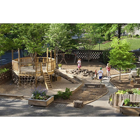 Structures de jeux et équipements de gym en bois éducatifs - Écologiques, faciles à assembler, jeux d'extérieur pour enfants et adultes, capacité de 500 kg