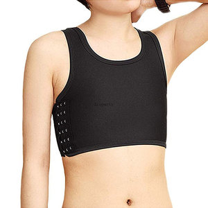 Bandage renforcé Corset court garçon manqué <span class=keywords><strong>lesbienne</strong></span> poitrine poitrine liant débardeur Ecoparty - Product Image 3