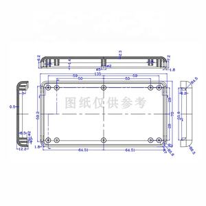 OEM fabricación profesional personalizada ABS PE Material plástico negro portátil dispositivo de mano cargador caja de energía eléctrica recinto - Product Image 6