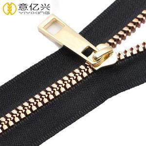 Fermeture éclair en plastique de <span class=keywords><strong>dents</strong></span> de couleur or rose brillant #8 fermeture éclair en résine au mètre - Product Image 5