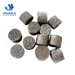 Stainless Steel 304 316 Snow Foam Knitted <b>Wire</b> <b>Mesh</b> / Compressed Filter Gasket / Customized Compressed Knitted <b>Mesh</b> Filter - Product Image 3