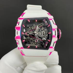 Relojes Deportivos para Hombre con Caja de Fibra de Carbono, Movimiento Mecánico Automático, Correa de Silicona, Luminosos, Resistentes al Agua, con Esfera de Alta Calidad - Product Image 1