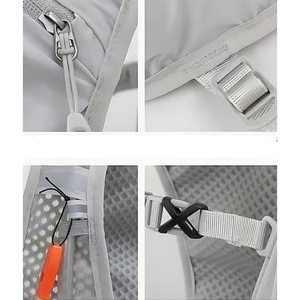 Sac à dos pliable en nylon léger, respirant, pour cyclisme, course à pied, randonnée, avec bretelles arquées, unisexe, pour le sport et les activités de plein air B0019 - Product Image 3