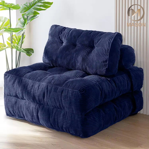 Fauteuil-Canapé Convertible Pliable Multifonctionnel Moderne avec Oreiller et Matelas, Meuble Gain de Place - Product Image 5
