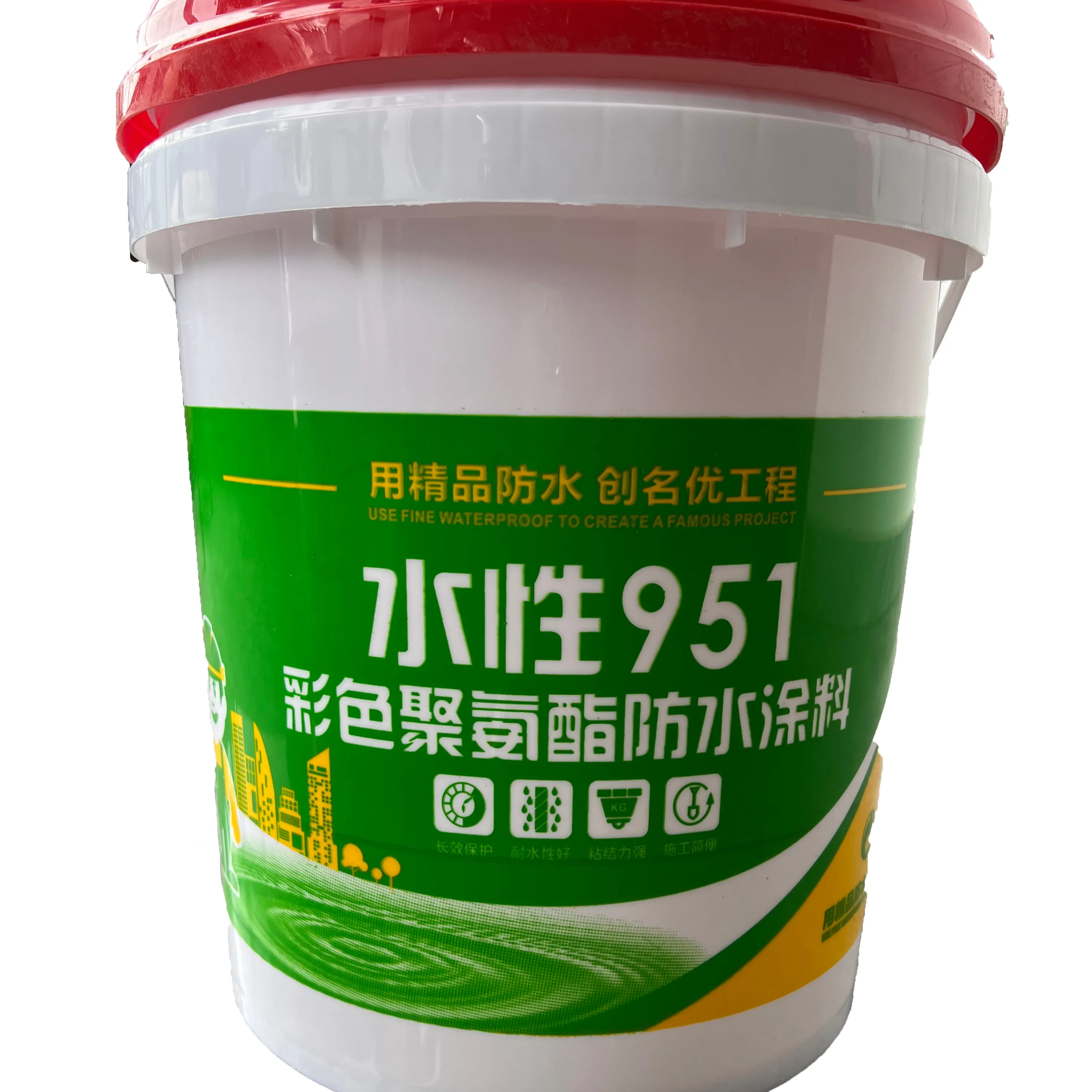 Water based 951 polyurethane waterproof coating polyurethane roofing waterproof coating liquid waterproofing