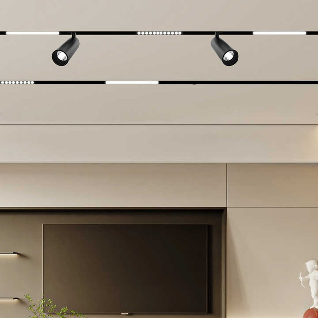Factory Price 10/20/30/40W 48V Magnetic Led Linear Track Magnet Lights Rail Lighting Track System Led Manufacturers Ceiling Set