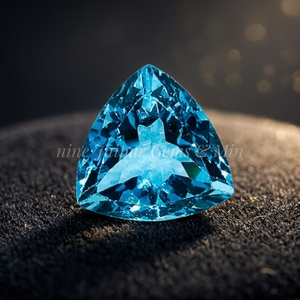 Vente en gros 3X4mm Princess Cut Natural Sky Blue Topaz Pierres précieuses en vrac à facettes de haute qualité certifié IGI-Prix d'usine! - Product Image 2