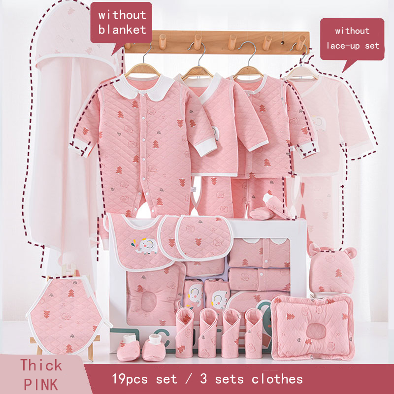 ensemble rose épais de 19 pièces