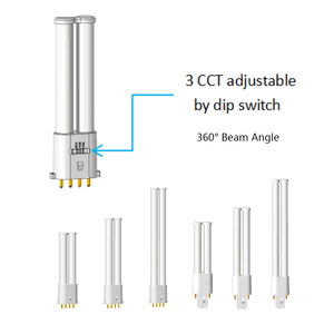 Đèn Huỳnh quang Compact đôi Dulux 9W, Đế 2 chân G23, 5000K ánh sáng ban ngày 6W 8W 12W - Product Image 2