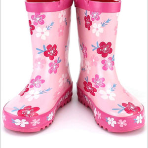 Botas de lluvia impermeables con Logo personalizado para niños, impermeables, con estampado de Anime - Product Image 1