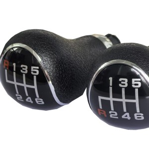 Phidix Car <b>Gear</b> <b>Knob</b> Manual Transmission PU Black Easy To Install - Product Image 2