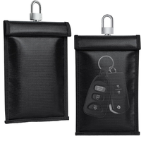 Bolsa y Estuche Faraday Impermeables con Protección RFID Antirrobo, con Cierre Colgante, Estilo Moderno para Llaves de Auto, en Oferta