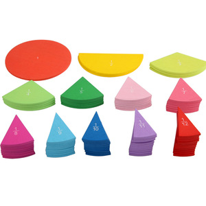 Giocattolo educativo strumenti didattici strumenti didattici forma geometrica Puzzle frazione <span class=keywords><strong>di</strong></span> legno Puzzle per bambini - Product Image 3