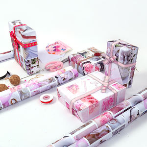 Vente en gros de papier d'anniversaire de haute qualité, léger et brillant, facile à transporter, rouleau de papier d'emballage pour usage quotidien - Product Image 6