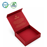 Scatola Regalo Personalizzata in Cartone Rigido Riciclabile con Chiusura Magnetica, Design a Libro, Fodera Personalizzata per Accessori di Abbigliamento
