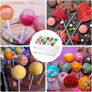 Rak Lolipop Akrilik Grosir Pabrik 2026 dengan 15/20 Lubang untuk Pajangan Toko di Pesta Wisuda, Pernikahan, atau Ulang Tahun - Product Image 6