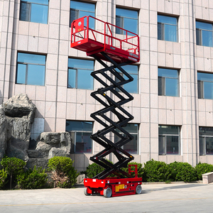 Plataforma Elevadora <span class=keywords><strong>de</strong></span> Tijera Eléctrica <span class=keywords><strong>de</strong></span> Baja Altura para Sillas <span class=keywords><strong>de</strong></span> <span class=keywords><strong>Ruedas</strong></span> con Bisagras Hidráulicas y Altura <span class=keywords><strong>de</strong></span> Elevación <span class=keywords><strong>de</strong></span> 14 m para <span class=keywords><strong>Alquiler</strong></span> - Product Image 6