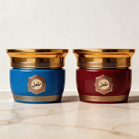 Contenants cosmétiques vides, pots cosmétiques fantaisie, flacon de parfum avec emballage, pot à bakhoor, pot en verre pour bakhoor