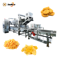 Friteuse industrielle à gaz pour pommes de terre, équipement de friture de poulet, friteuse continue pour tortillas, machine à frire les bananes et les plantains