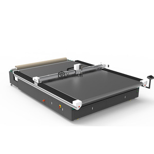 CNC PVC Tarpaulin Con lăn Rèm cắt bảng dao dao dao tròn máy cắt cho vải dệt - Product Image 1