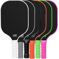 Raquette de pickleball en fibre de carbone 3K, panneau en nid d'abeille en graphite, surface mate, compétition, entraînement, certifiée USAPA