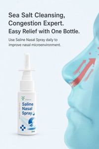 Custom Wholesale OEM ODM Professional 60ml Saline <strong>Nasal</strong> <strong>Spray</strong> for Home Use Family Care <strong>Nasal</strong> Dryness Congestion Daily Cleaning - Product Image 4