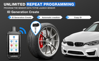 Herramienta de Programación de Sensores TPMS para Automóviles, Escáner de Diagnóstico CRT5011V2, 4 Sensores de Neumáticos, Pantalla de 3.5 Pulgadas, Ajuste Universal, 12 Meses de Garantía