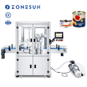 Machine de scellage sous vide automatique pour boîtes de conserve en métal et aluminium ZONESUN ZS-AFK500 - Product Image 1