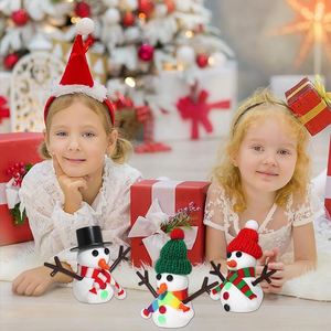 ชุดทำตุ๊กตาหิมะ 20 ชิ้น ชุดงานฝีมือสำหรับเด็ก ชุดงานฝีมือคริสต์มาส ดินปั้นแห้งเร็ว ดินปั้นสร้างสรรค์ ชุดงานฝีมือเสริมพัฒนาการ - Product Image 4