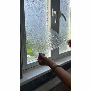 Pegatina Decorativa para Ventanas con Diseño de Conchas Coloridas, de PVC, Impermeable, Removible, Anti-Espía para Baño - Product Image 2