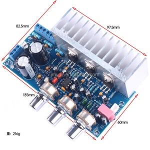บอร์ดเพาเวอร์แอมป์ TDA2050+TDA2030A 2.1 แชนแนล 60W กำลังขับสูง สำหรับซับวูฟเฟอร์ พร้อมใช้งาน ป้องกันการรบกวน - Product Image 4