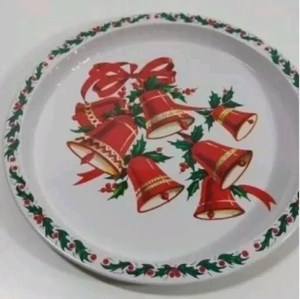 Assiette en plastique boutique chinoise gâteau flocon de neige dîner dessert mélodie de noël os de cerf assiette de service en chine - Product Image 4