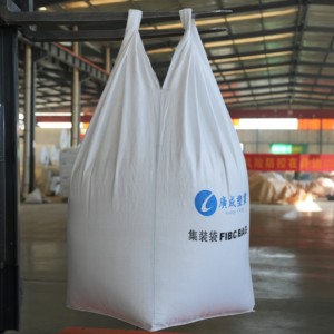 Túi lớn Trung Quốc hai xử lý Lift đáy phẳng màu trắng in ấn chấp nhận được - Product Image 3