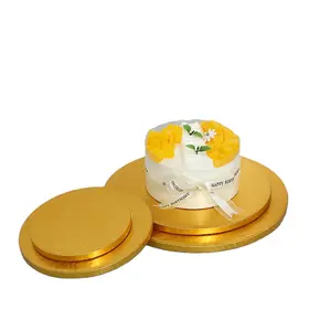 Runde Kuchen trommeln 12mm Silber Gold Kuchen Wellpappe