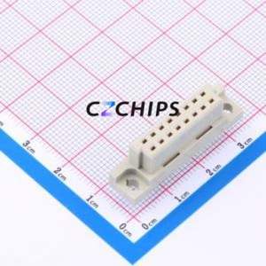 HC-CZ254-2-08-Z-11.5-G0-F DIN41612 Connector Through hole Component (THT),P=2.54mm Connector - Product Image 1