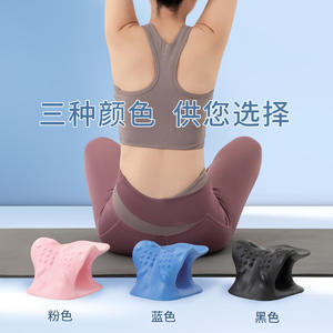 Cervical Spine Support <b>Pillow</b> For Neck Massage And <b>Posture</b> Correction In Pink Black Royal Blue Colors Durable Design - Product Image 3