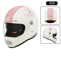 Casque intégral de moto ABS avec double visière, absorption des chocs EPS, rembourrage interne, casque de moto professionnel de course, homologué DOT