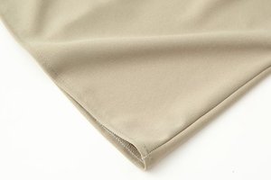 MYST&ZA Abbigliamento Donna Primavera 2026 Nuova Moda Semplice <span class=keywords><strong>Top</strong></span> a <span class=keywords><strong>Collo</strong></span> <span class=keywords><strong>Alto</strong></span> <span class=keywords><strong>con</strong></span> Maniche Corte e Drappeggio 1165020 1165021 - Product Image 5